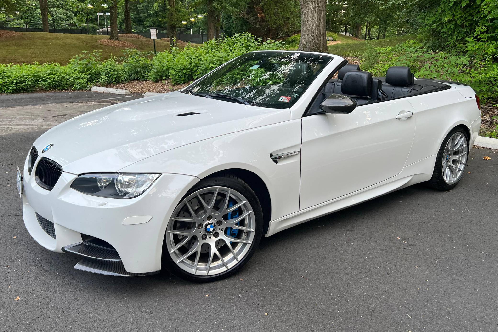 BMW E93 M3 convertible rear three-quarter